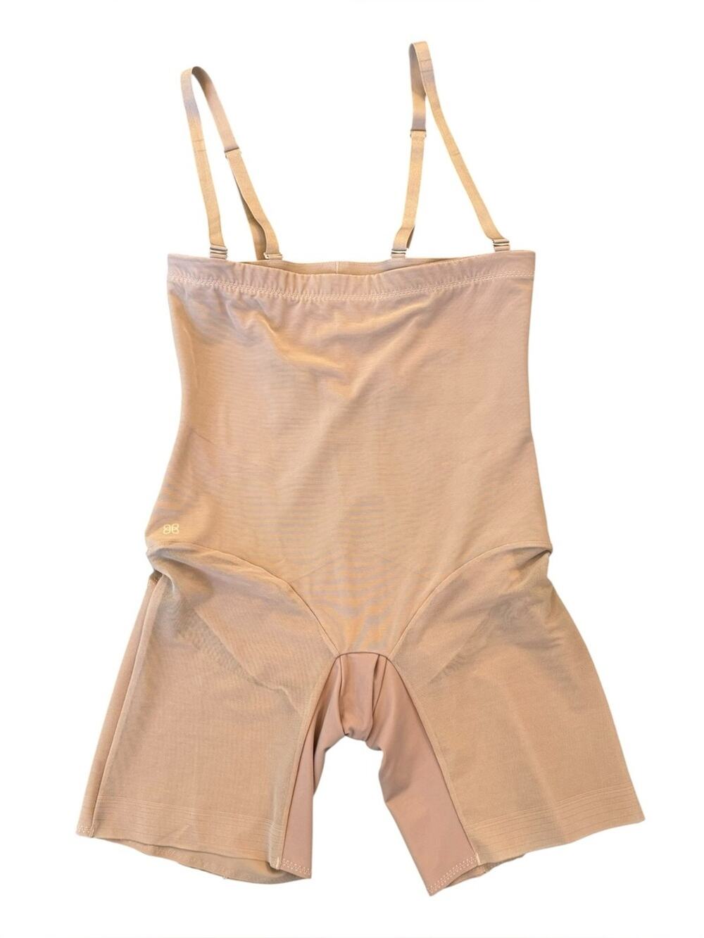 Honeylove Superpower Shorts Shapewear Compression Nude Beige Straps Size 1X
